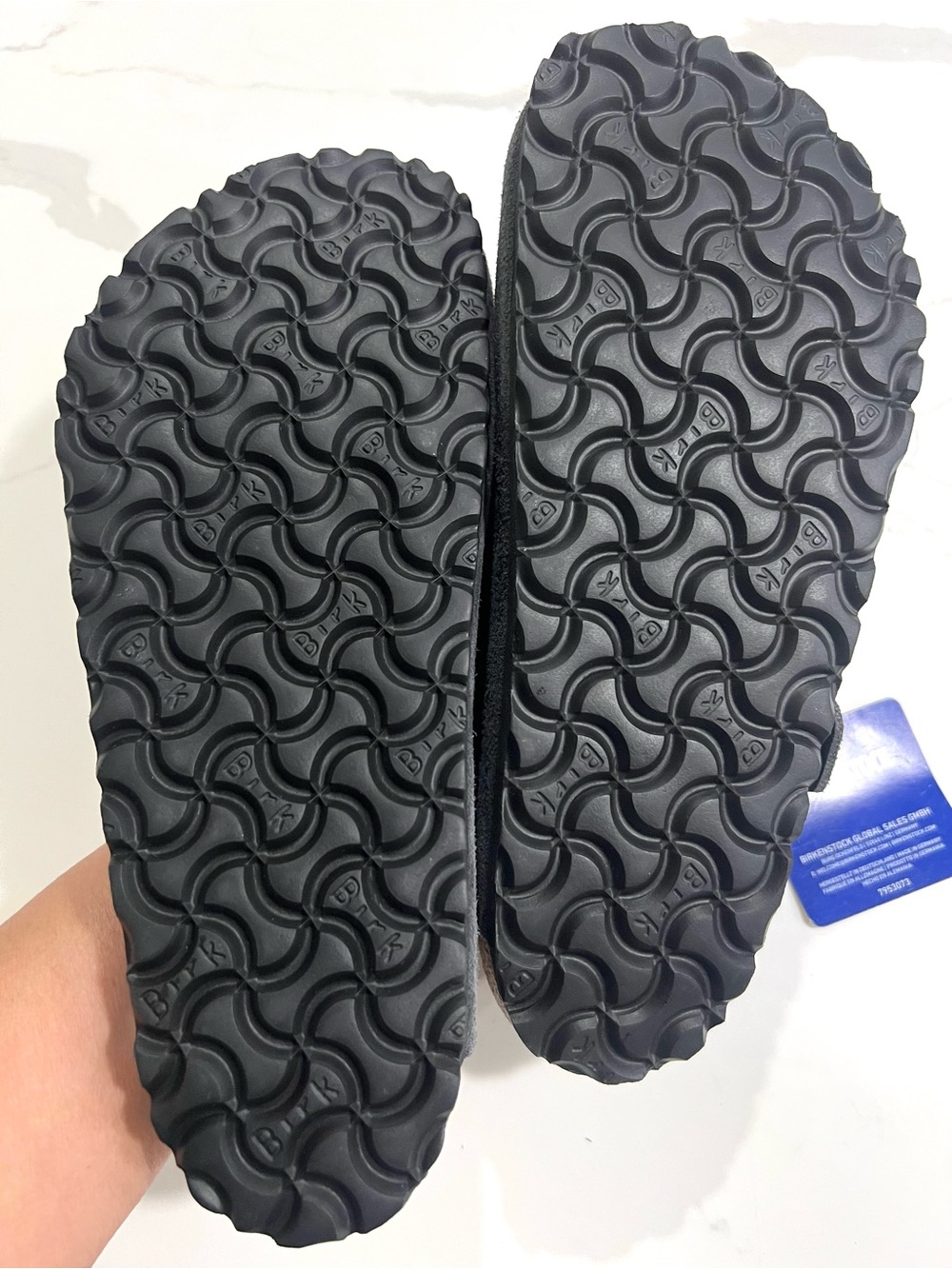 Birkenstock Boston Charcoal Suede Clog SZ 39  NEW no box - Picture 7 of 7